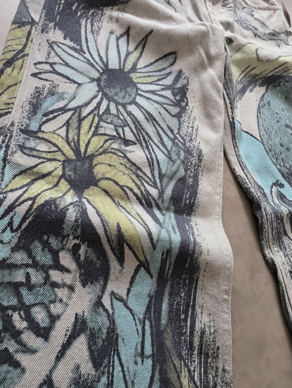 Free People We The Free Tinsley Printed Jeans Size 28 NWT - Picture 5 of 14